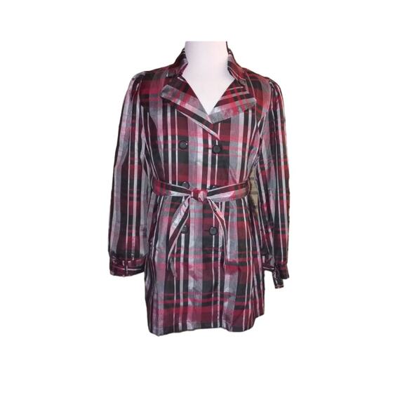 Mojo Jackets & Blazers - Vintage MOJO U.S.A.  Plaid Lightweight Jacket Coat Medium